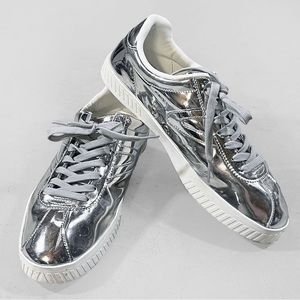 Stand out in the crowd! Men’s Silver Metallic Tretorn Sneakers